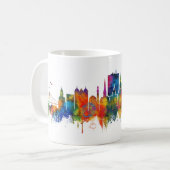 Karlsruher Skyline Deutschland Kaffeetasse (Vorderseite Links)