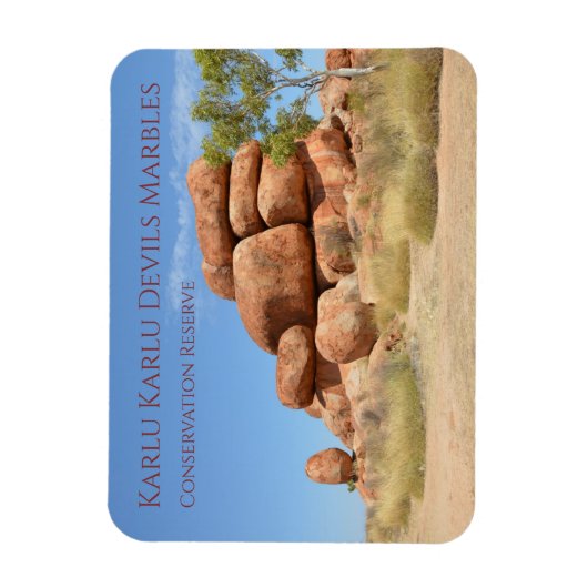 Karlu Karlu Devils Marbles Australien Magnet (Vertikal)
