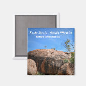 Karlu Karlu "Teufels Murmeln" Magnet (Vorderseite/Rückseite)