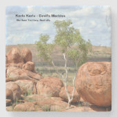 Karlu Karlu "Teufels Murmeln" Steinuntersetzer (Vorderseite)