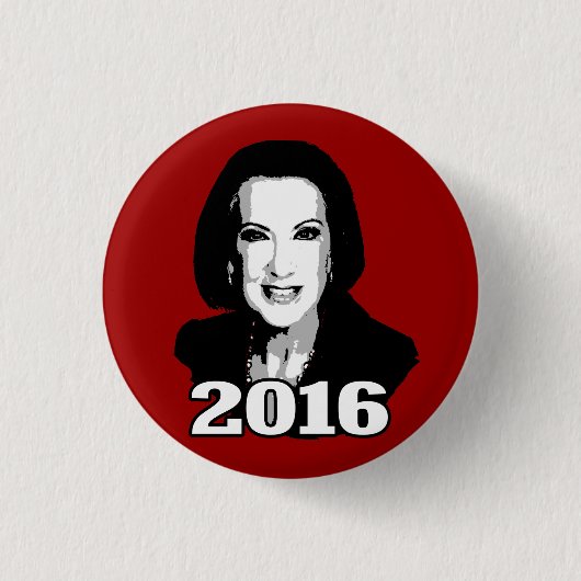 KARLY FIORINA 2016 KANDIDAT BUTTON (Vorderseite)