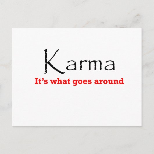 Karma 1 postkarte (Vorderseite)