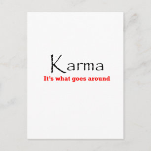 Karma 1 postkarte
