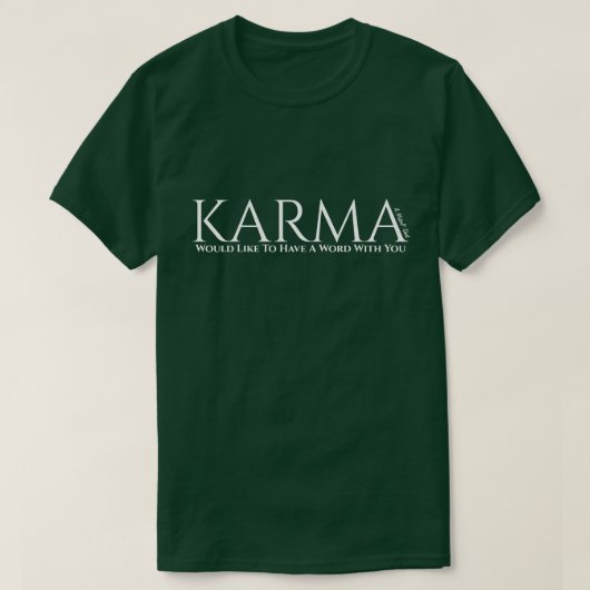 Karma (2) Dark - A MisterP-Shirt T-Shirt (Design vorne)