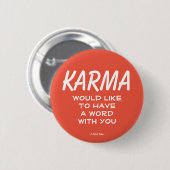 Karma - A MisterP Button (Vorne & Hinten)