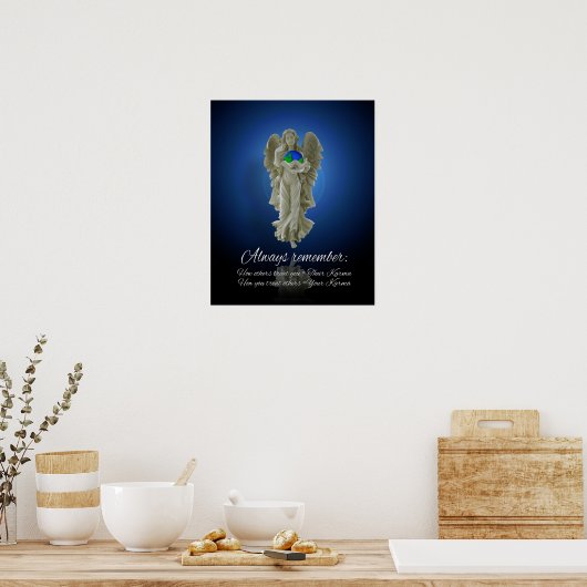 Karma angel poster (Küche)