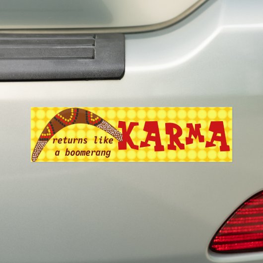 Karma-Autoaufkleber Autoaufkleber (Auf Auto)