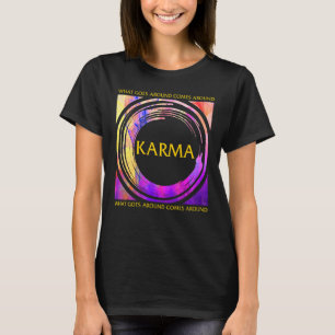Karma Buddha Yoga Vintages Universelles Gesetz Bud T-Shirt