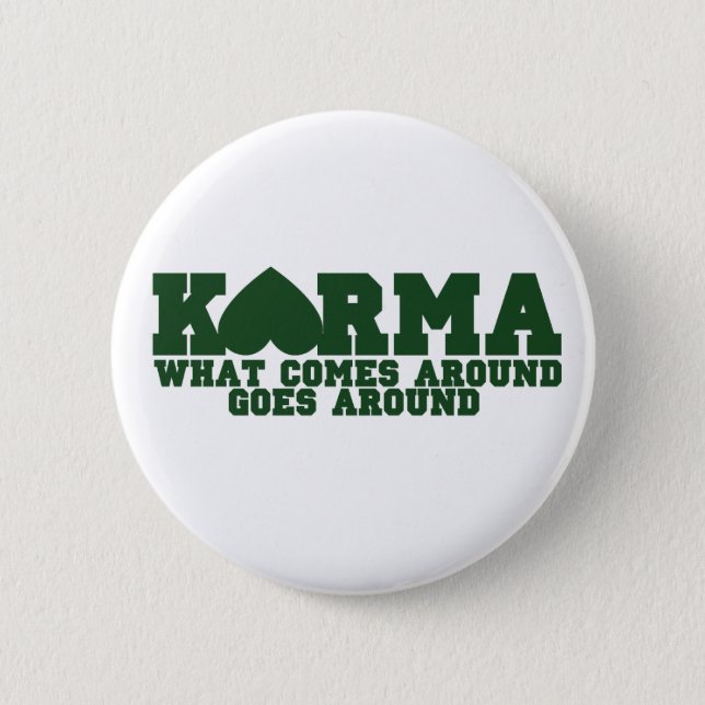 Karma Button (Vorderseite)