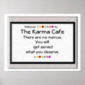 Karma Cafe Poster (Vorne)