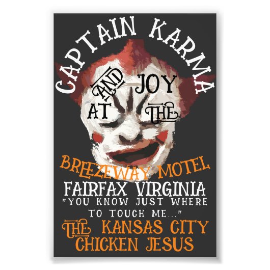 Karma Captain & Joy Breezeway Motel Fairfax VA Fotodruck (Vorne)