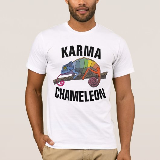 KARMA CHAMELEON Vintag 80er T - Shirt (Vorderseite)