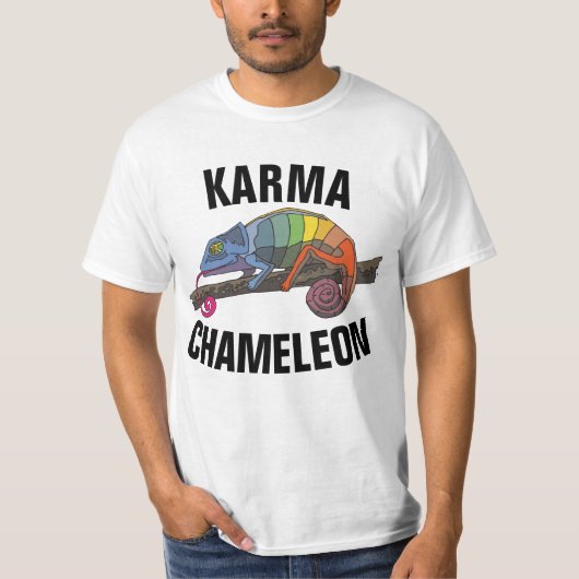 KARMA CHAMELEON Vintag 80er T - Shirt (Vorderseite)