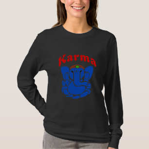 Karma Elephant, namaste T-Shirt