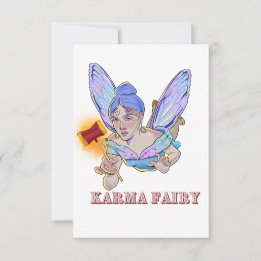 Karma Greeting Card Karte (Vorderseite)