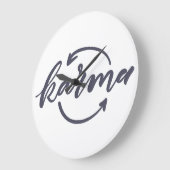 Karma Große Wanduhr (Winkel)