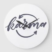 Karma Große Wanduhr (Vorderseite)