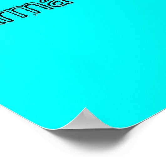 Karma Happens Poster (Ecke)