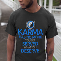 Karma hat kein Menü... Yin Yang Graphic