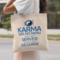 Karma hat kein Menü... Yin Yang Graphic