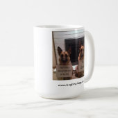 Karma-HundeTasse Kaffeetasse (VorderseiteRechts)