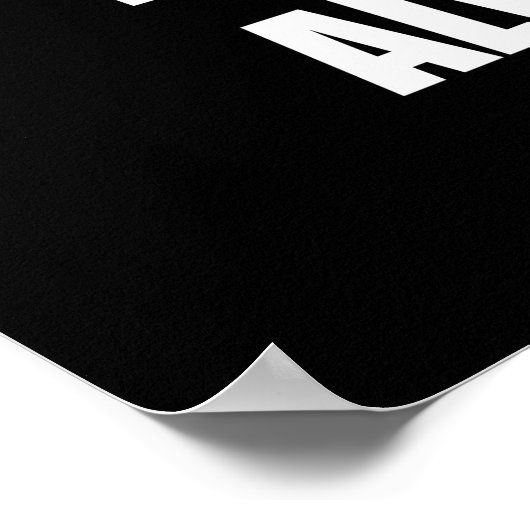 Karma immer mit dir Buddhist Buddha Funny Poster (Ecke)