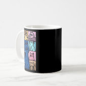 Karma is Cat Shirt Cat Lover Kaffeetasse (Vorderseite Links)