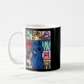 Karma is Cat Shirt Cat Lover Kaffeetasse (Links)