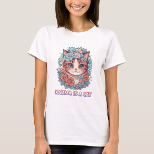 Karma ist eine Katze T-Shirt