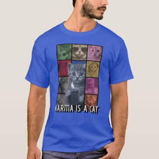 Karma ist eine Vintage-Katze T-Shirt