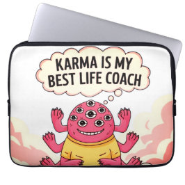 Karma ist mein bester Lebensberater Laptopschutzhülle