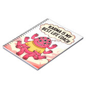 Karma ist mein bester Lebensberater Notizblock (Linke Seite)