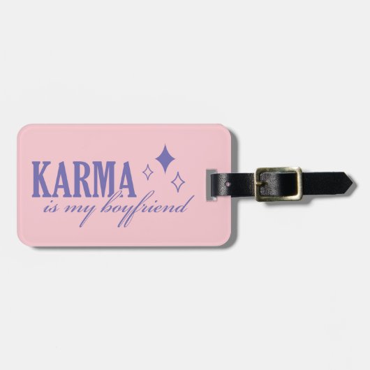 Karma ist mein Freund Gepäckanhänger (Vorderseite horizontal)