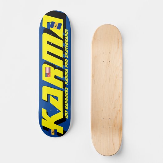 KARMA JMT BARB 7 3/4" Skateboard Deck (Vorderseite)