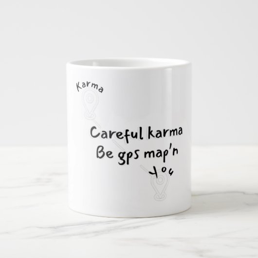 Karma Jumbo-Tasse (Vorderseite)
