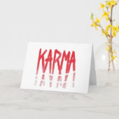 Karma Karte (Gelbe Blume)