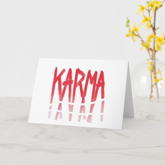 Karma Karte (Gelbe Blume)