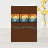 KARMA - Karte, grüßend Karte (Gelbe Blume)