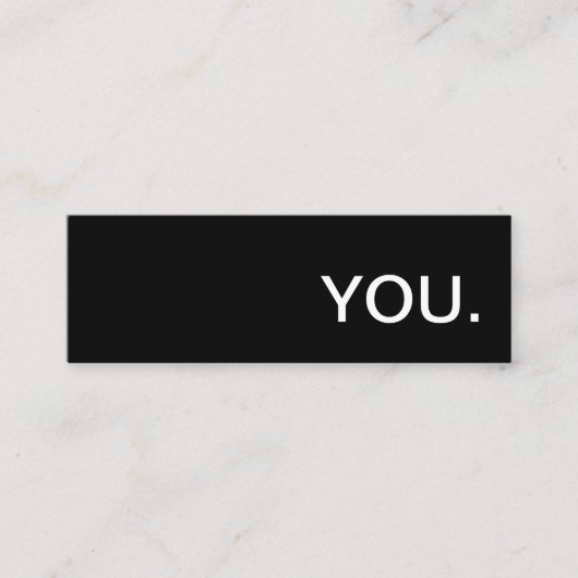 Karma-Karten Mini Visitenkarte (Vorderseite)