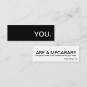 Karma-Karten Mini Visitenkarte (Vorne/Hinten)