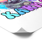 Karma Katzenliebhaber Karma ist mein Freund grausa Poster (Ecke)