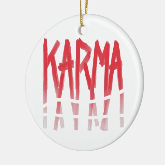 Karma Keramik Ornament (Links)
