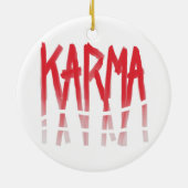 Karma Keramik Ornament (Hinten)