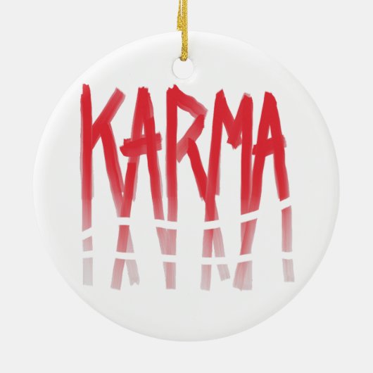 Karma Keramik Ornament (Hinten)