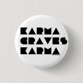 Karma-Knopf Button (Vorderseite)