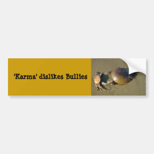 Karma lehnt Tyranne Autoaufkleber 7 ab