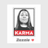 KARMA: Letitia James Aufkleber (Blatt)