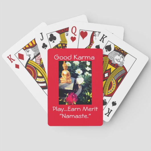 Karma Namaste Playing Cards Spielkarten (Rückseite)
