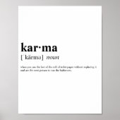 Karma Poster (Vorne)