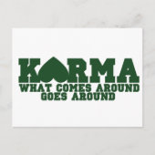 Karma Postkarte (Vorderseite)